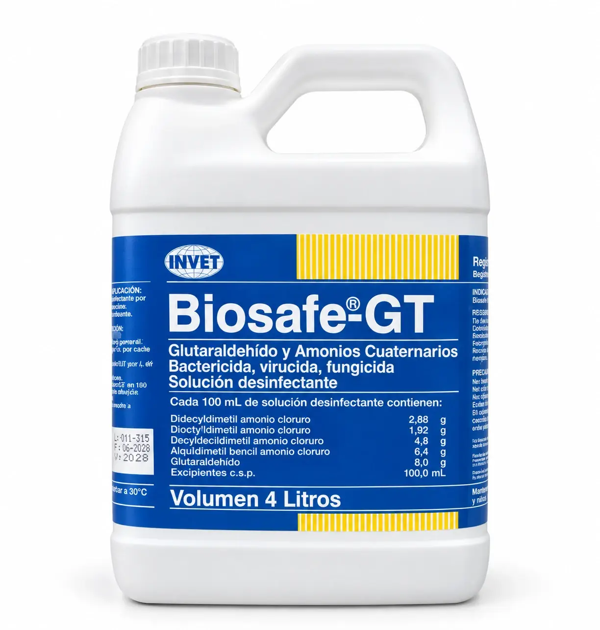 BIOSAFE - GT GALON X 4 LITROS