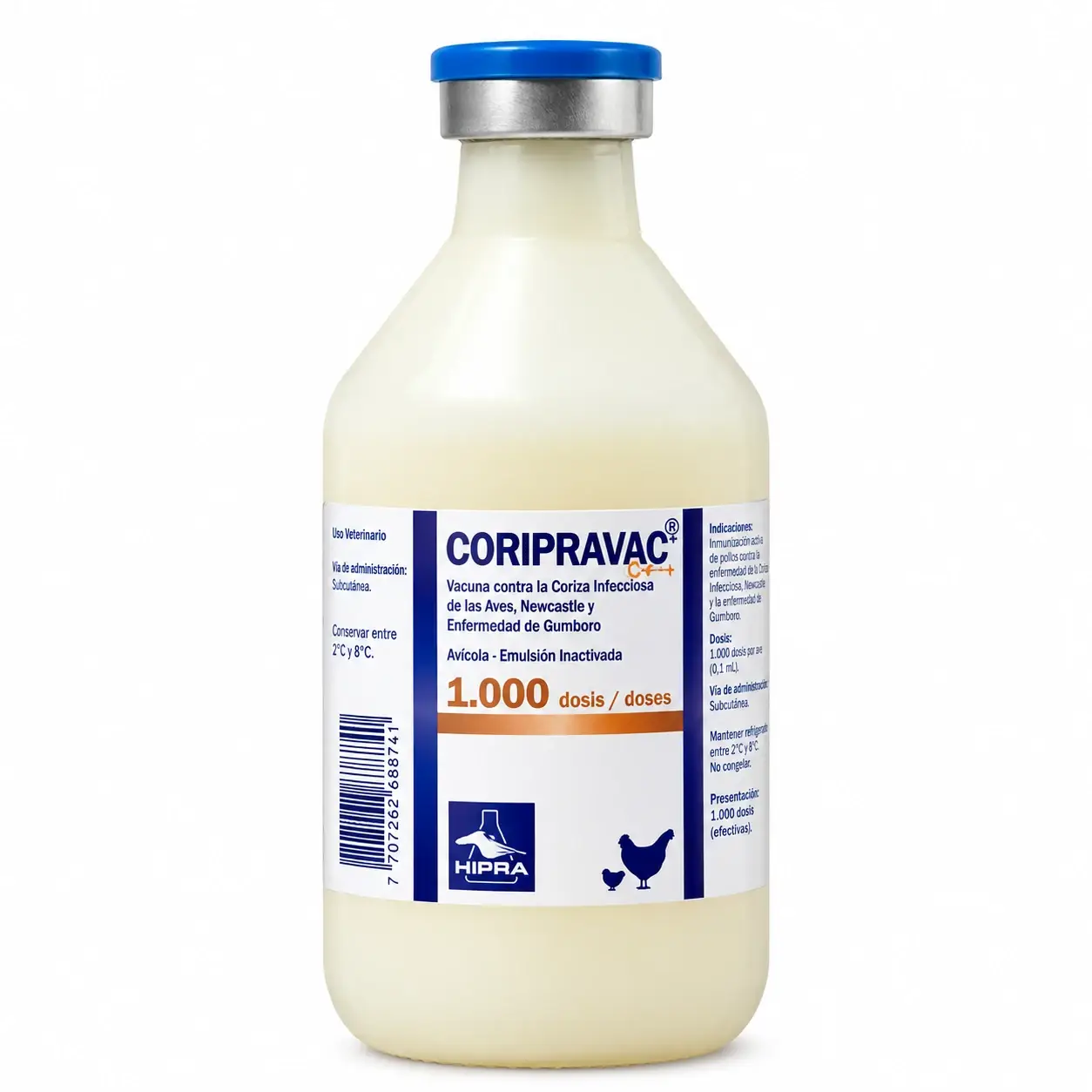 CORIPRAVAC OLEOSA X 1000 DS · HIPRA